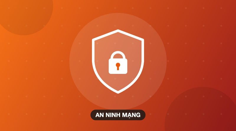 Minh họa tấm khiên có ổ khóa trên nền cam, chủ đề tin nhắn lừa đảo