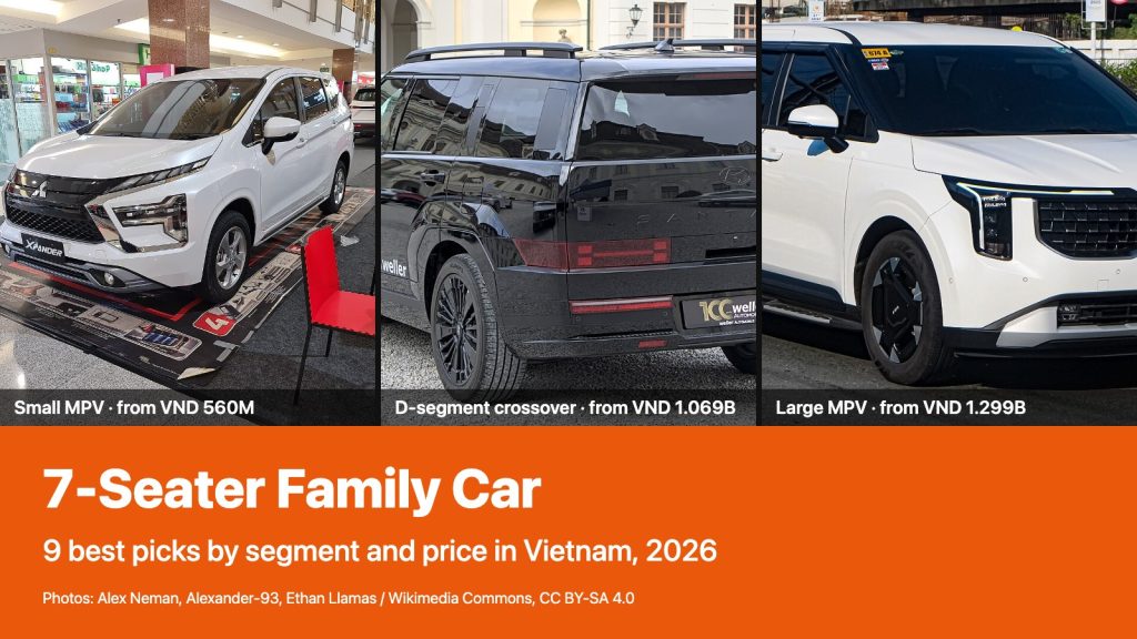 7-seater family car – 9 best picks by segment and price