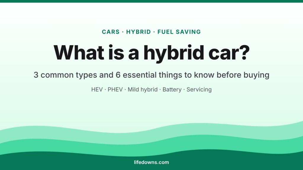 Hybrid car guide – 3 common types and 6 essential things to know