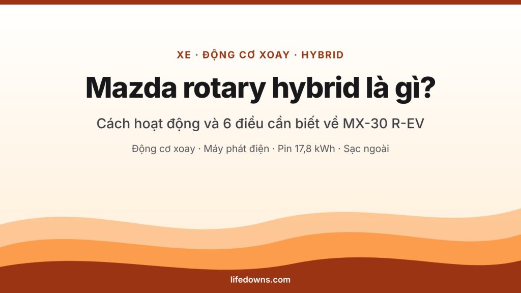 Mazda rotary hybrid là gì – cách hoạt động và 6 điều cần biết