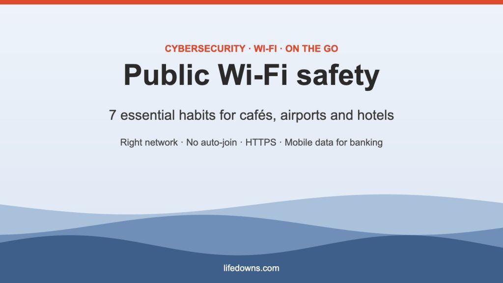 Public Wi-Fi safety – 7 essential habits for cafés and airports