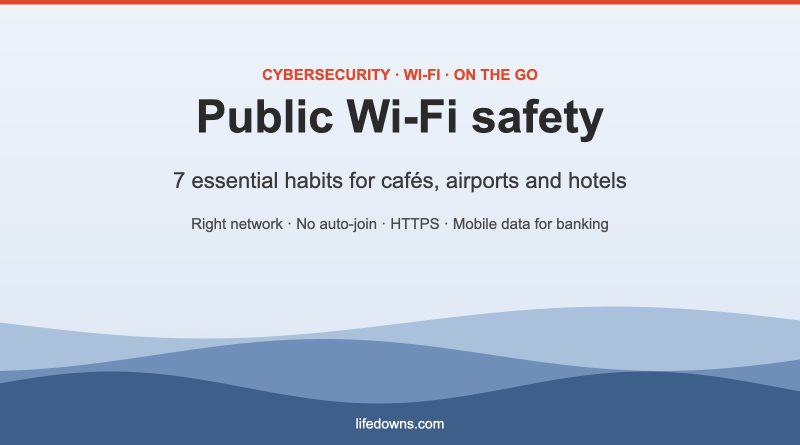 Public Wi-Fi safety – 7 essential habits for cafés and airports