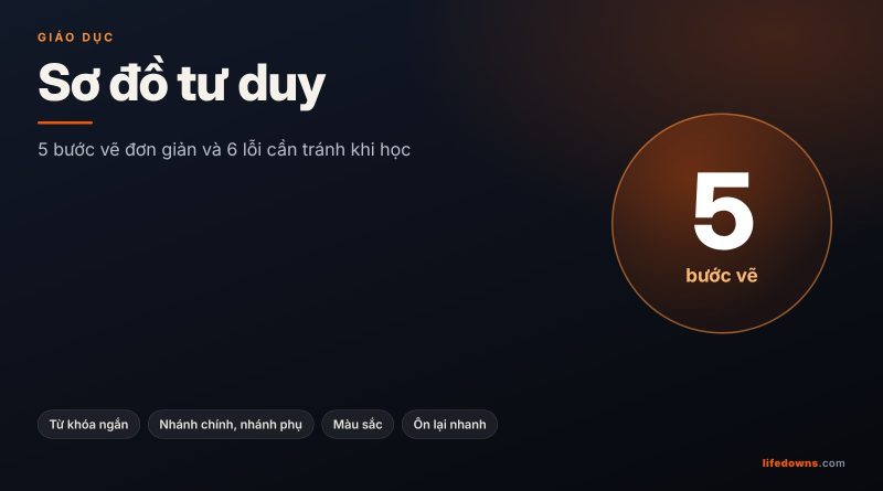 Sơ Đồ Tư Duy: 5 Bước Vẽ Đơn Giản Và 6 Lỗi Cần Tránh Khi Học