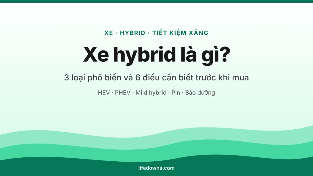 Xe hybrid là gì – 3 loại phổ biến và 6 điều cần biết